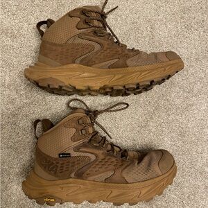 Hoka Women’s Anacapa Mid GTX Gore-Tex Brown Hiking Boots - Size 8